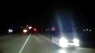 Kırıkkale'de Ters Yönde Tehlikeli Sürüş!